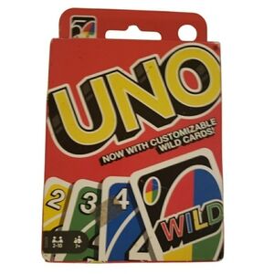 Mattel Uno Card Game With Customizable Wild Cards 2020